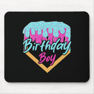 Sell 5 Year Old Ice Cream Drip 5th Birthday Boy Nu Mouse Pad