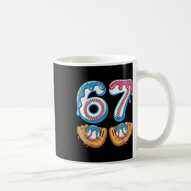 Sell 67 - Ice Cream Drip 67 Meme Funny Player _4  Coffee Mug (Right)