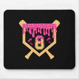Sell 8 Year Old Birthday Drip 8th Birthday Ice Cre Mouse Pad