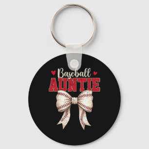 Sell Auntie Coquette Bow Game Day Mothers Day Key Ring