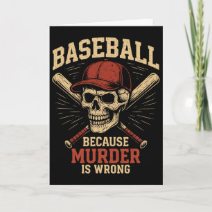 Sell Because Murder Is Wrong Funny Softll Player Card