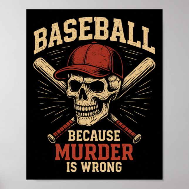 Sell Because Murder Is Wrong Funny Softll Player  Poster (Front)