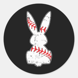 Sell Bunny Happy Easter Funny Sell Boys Girls Kids Classic Round Sticker