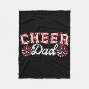 Sell Cheer Dad My Favorite Cheerleader Calls Me Da Fleece Blanket
