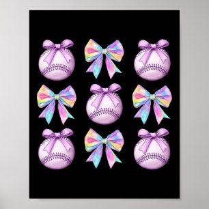 Sell Coquette Bows Cute Purple Trendy Sports Women Poster