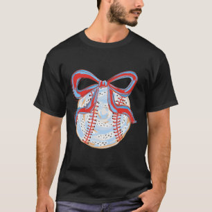 Sell Coquette Sell Bow Sell Mama Mum Game Day T-Shirt