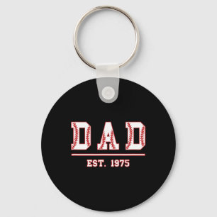 Sell Dad Est. 1975 Softll Fathers Day Birthday Vin Key Ring