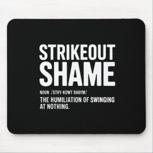 Sell Definition Strikeout Shame Glove Pitcher Catc Mouse Pad
