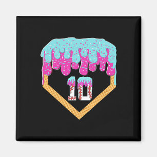 Sell Drip 10 Year Old Ice Cream 10th Birthday Boy  Magnet