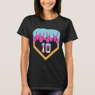 Sell Drip 10 Year Old Ice Cream 10th Birthday Boy T-Shirt
