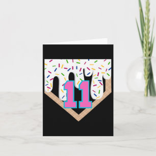 Sell Drip 11th Birthday Home Plate Boy Youth 11 Ye Card