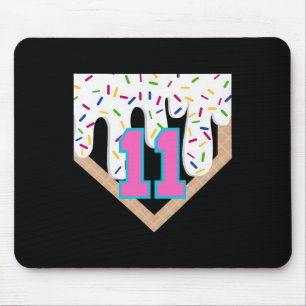 Sell Drip 11th Birthday Home Plate Boy Youth 11 Ye Mouse Pad