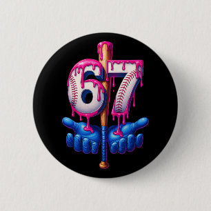 Sell Drip 6 7 Number 67 Six Seven Meme Mens Boys K Cm Round Badge