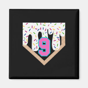 Sell Drip 9th Birthday Home Plate Boys Youth 9 Yea Magnet