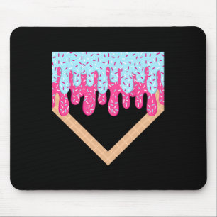 Sell Drip Boys Home Plate Ice Cream Sport Players  Mouse Pad