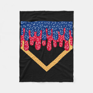 Sell Drip Boys Home Plate Ice Cream Sprinkles Spor Fleece Blanket