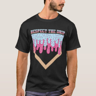 Sell Drip Boys Home Plate Ice Cream Sprinkles Spor T-Shirt