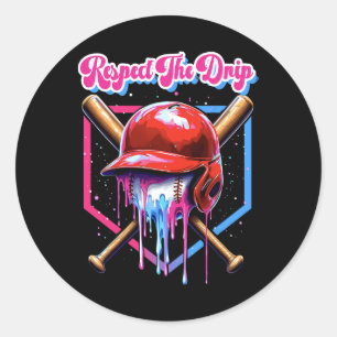 Sell Drip Boys Ice Cream Drip Youth Respect The Dr Classic Round Sticker