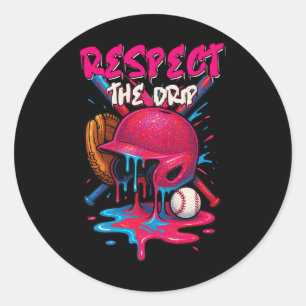 Sell Drip Boys Ice Cream Drip Youth Respect The Dr Classic Round Sticker