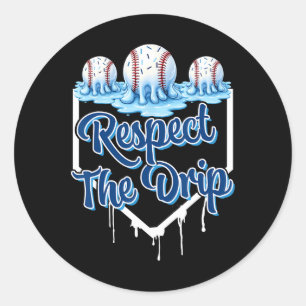 Sell Drip Boys Ice Cream Drip Youth Respect The Dr Classic Round Sticker