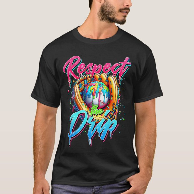Sell Drip Boys Ice Cream Drip Youth Respect The Dr T-Shirt (Front)