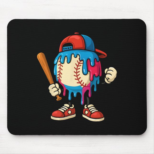 Sell Drip Boys Ice Cream Drip Youth Sport Game Day Mouse Pad (Front)