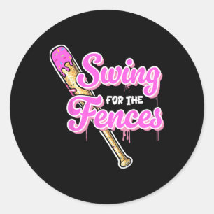 Sell Drip Boys Ice Cream Drip Youth Swing For The  Classic Round Sticker