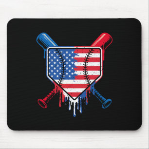 Sell Drip Boys Ice Cream Patriotic American Flag Mouse Pad