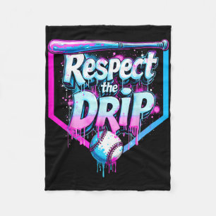 Sell Drip Boys Ice Cream Respect The Drip Players Fleece Blanket