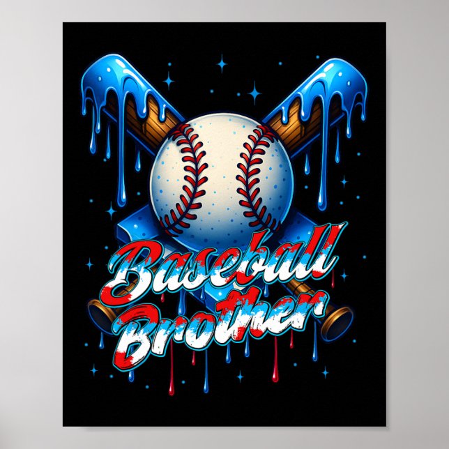 Sell Drip Brother Day Birthday Group Matching Fami Poster (Front)