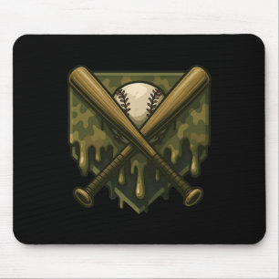 Sell Drip Camo Home Plate Boys Sports Cool Game Da Mouse Pad