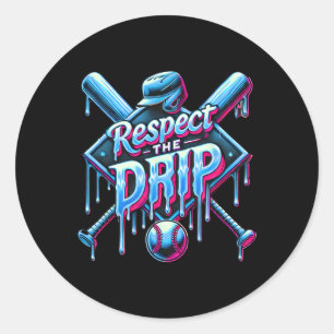 Sell Drip For Boys Ice Cream Drip Youth Boys Sell Classic Round Sticker