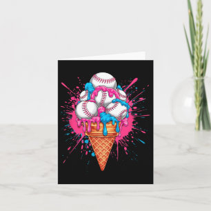 Sell Drip Ice Cream Cone Funny Sports Sell Lover Card