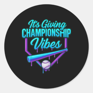 Sell Drip Ice Cream Drip It Giving Championship Vi Classic Round Sticker