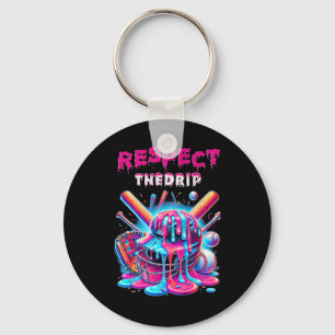 Sell Drip Ice Cream Dripping Respect Drip Teen Boy Key Ring