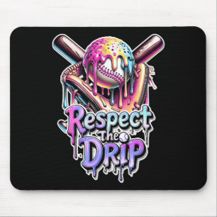 Sell Drip Ice Cream Dripping Respect The Drip 8  Mouse Pad