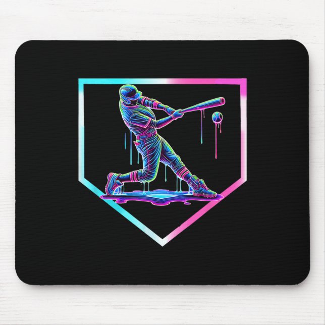 Sell Drip Ice Cream Sell Home Plate Boys Sell  Mouse Pad (Front)