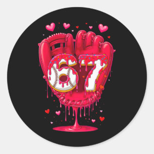 Sell Drip Ice Cream Valentine Youth Boys Girls Spo Classic Round Sticker