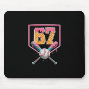 Sell Drip Number 67 Fun Six Seven 6 7 Meme Design  Mouse Pad