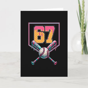 Sell Drip Number 67 Player Or 67th Birthday Card
