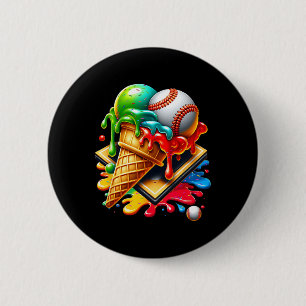 Sell Dripping Ice Cream Drip Softll Sport 6 Cm Round Badge