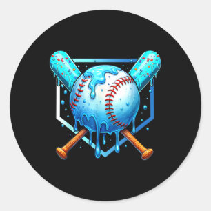Sell Dripping Ice Cream Drip Youth Boys Sell Classic Round Sticker