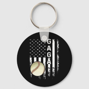 Sell Gaga American Flag Vintage Christmas Xmas Key Ring