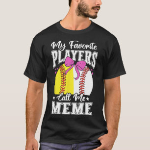 Sell Grandma Favorite Softll Sell Players Meme Bow T-Shirt