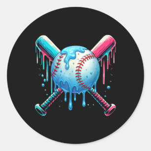 Sell Home Plate Drip Boys Sell T2  Classic Round Sticker