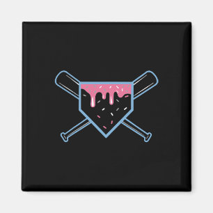 Sell Home Plate Ice Cream Drip With Sprinkles For  Magnet