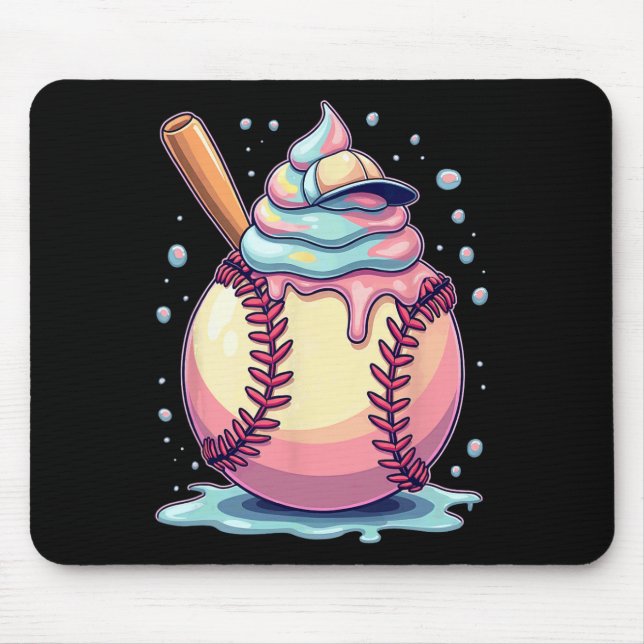 Sell Ice Cream Drip _1  Mouse Pad (Front)