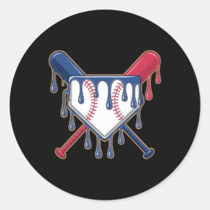 Sell Ice Cream Drip Boy Youth Kids Driping Toddler Classic Round Sticker