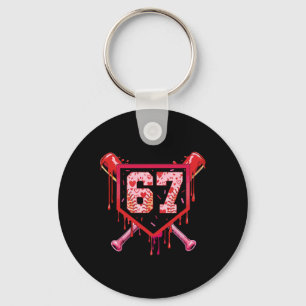 Sell Ice Cream Drip Number 67 Meme Valentine Coupl Key Ring