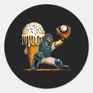 Sell Ice Cream Drip Stuff For Boys Youth Toddler K Classic Round Sticker